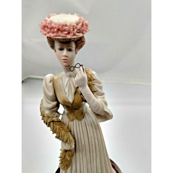 Vintage Arnart Pucci Porcelain Victorian Fashion Lady Figurine 9 3/4" - Picture 2 of 12